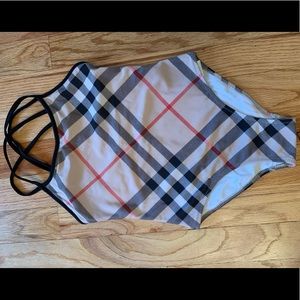 Burberry bathing suit!